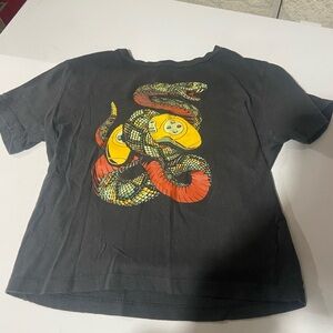 Old Navy Black Tee with Vibrant Graphic